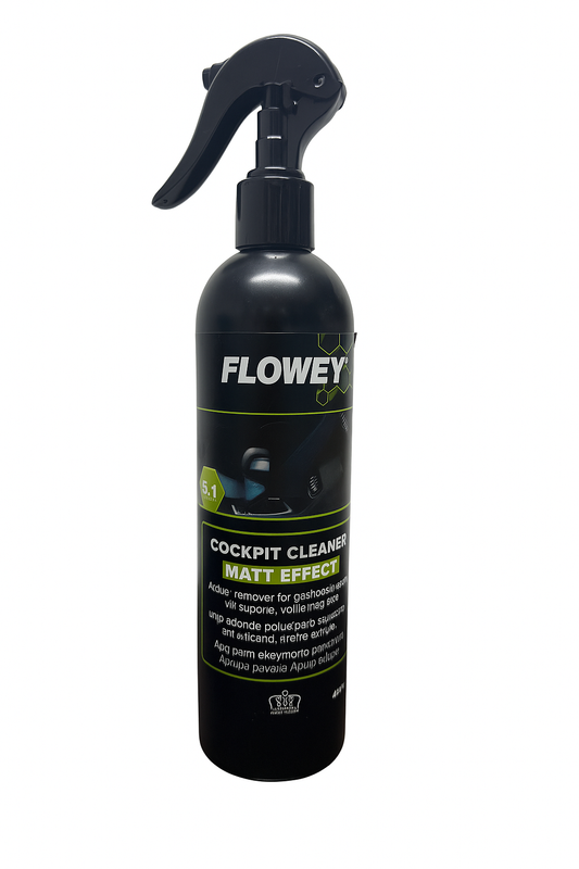 FLOWEY® Cockpit Cleaner Matt Effect – Limpiador de Salpicaderos Efecto Mate (400 ml) 5.1